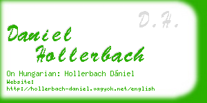 daniel hollerbach business card