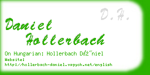 daniel hollerbach business card